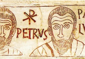 Petrus et Paulus 4th century etching | Foto: Bild: Public domain